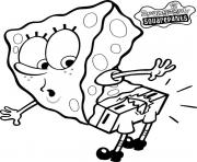 spongebob being fool coloring page9ba3