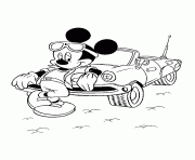 mickey and his car disney 1837