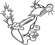 free looney tunes sylvester s8453 coloring pages