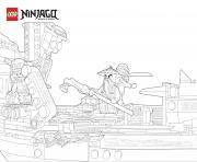 boat ninjago with sensei wu