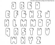 bubble letters printable