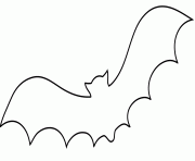 bat outline halloween