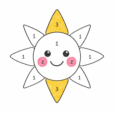 Color by Number coloring pages