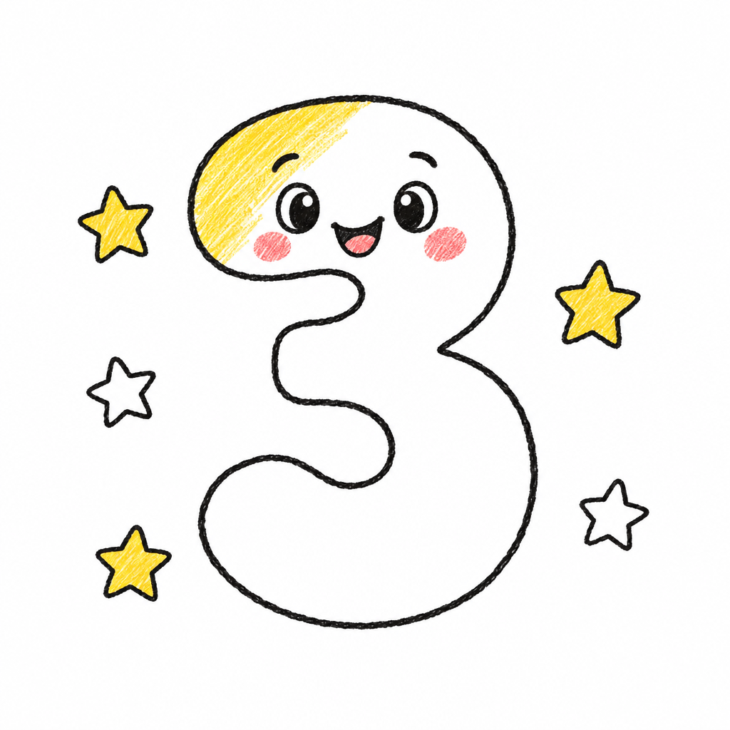 Numbers coloring pages Numbers coloring pages