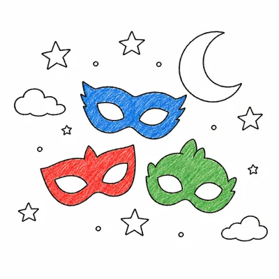 PJ Masks coloring pages PJ Masks coloring pages