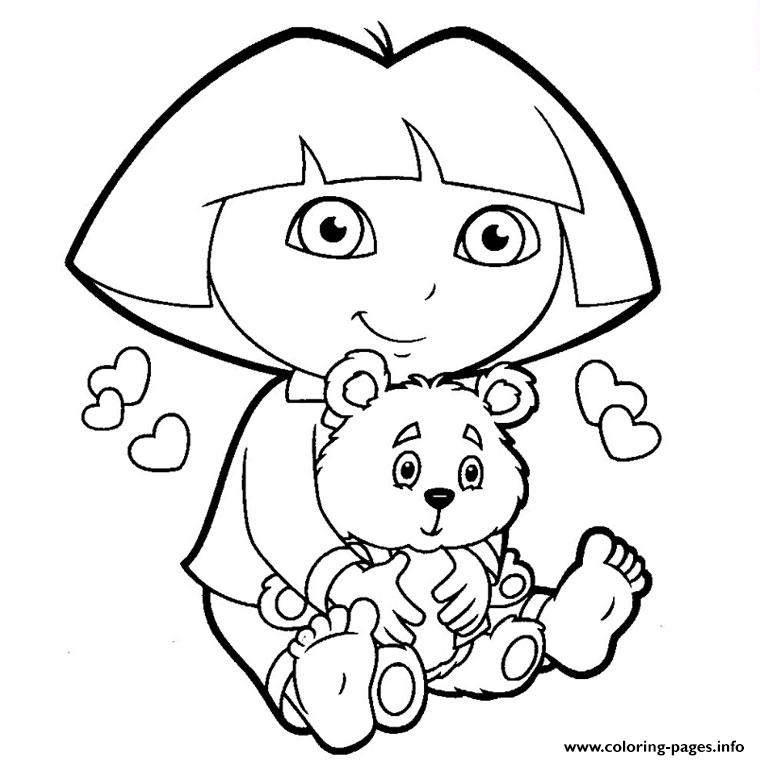 Dora Explorer Coloring page Printable