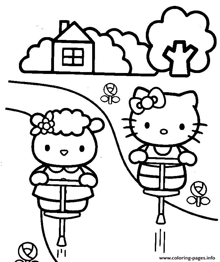 Fifi And Hello Kitty S You Can Printe0fa coloring