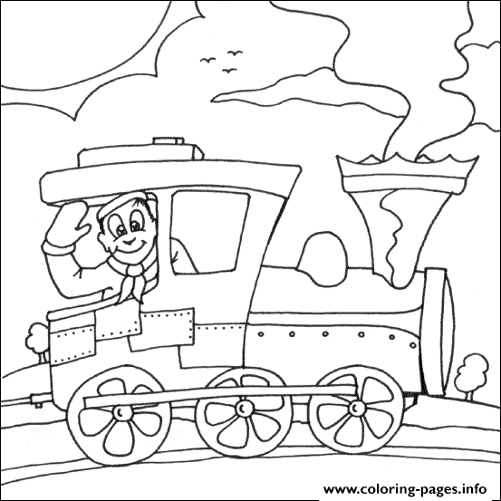 Steam Train Preschool S Printable Free729d coloring