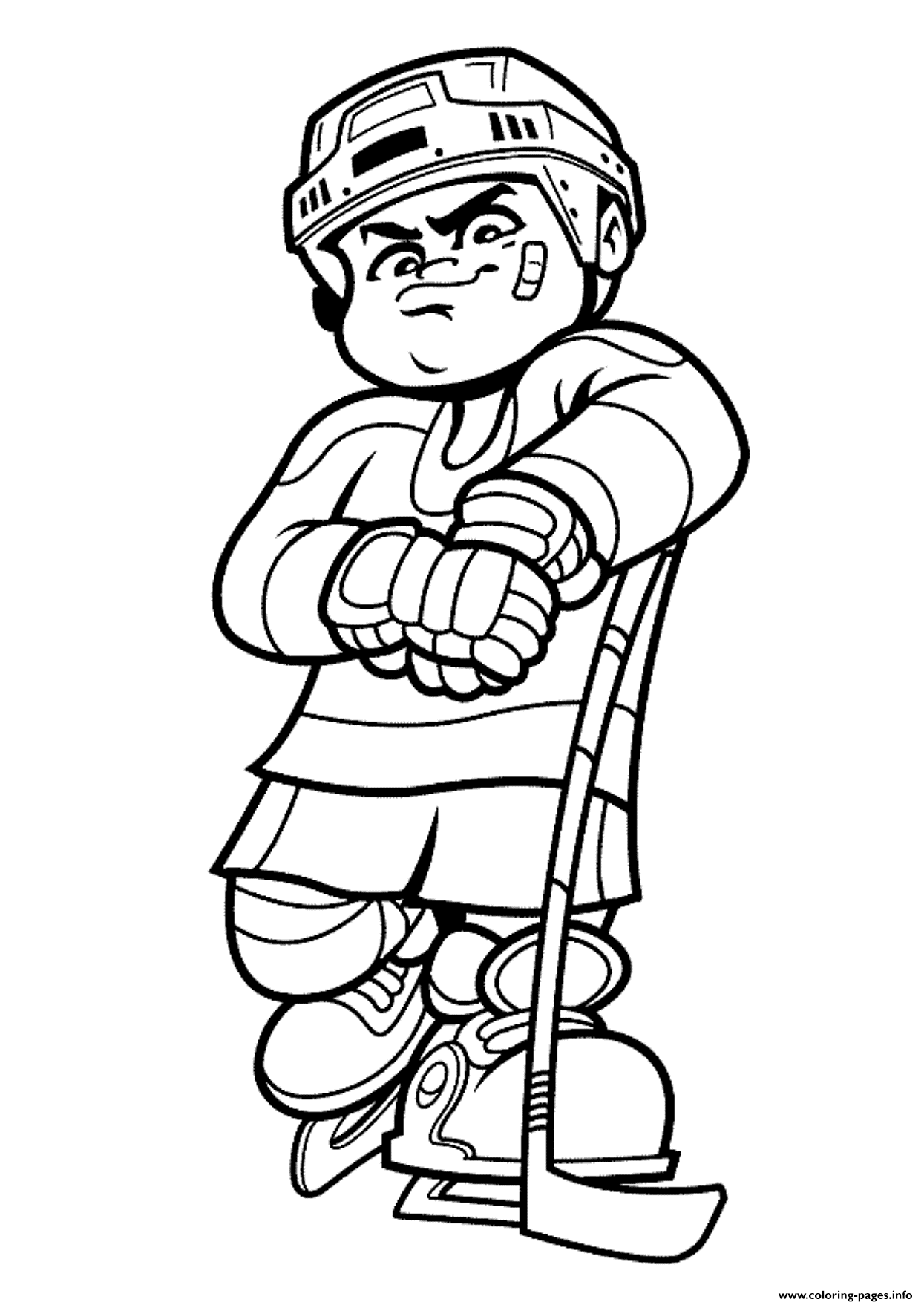 Hockey S Boy Player7811 coloring