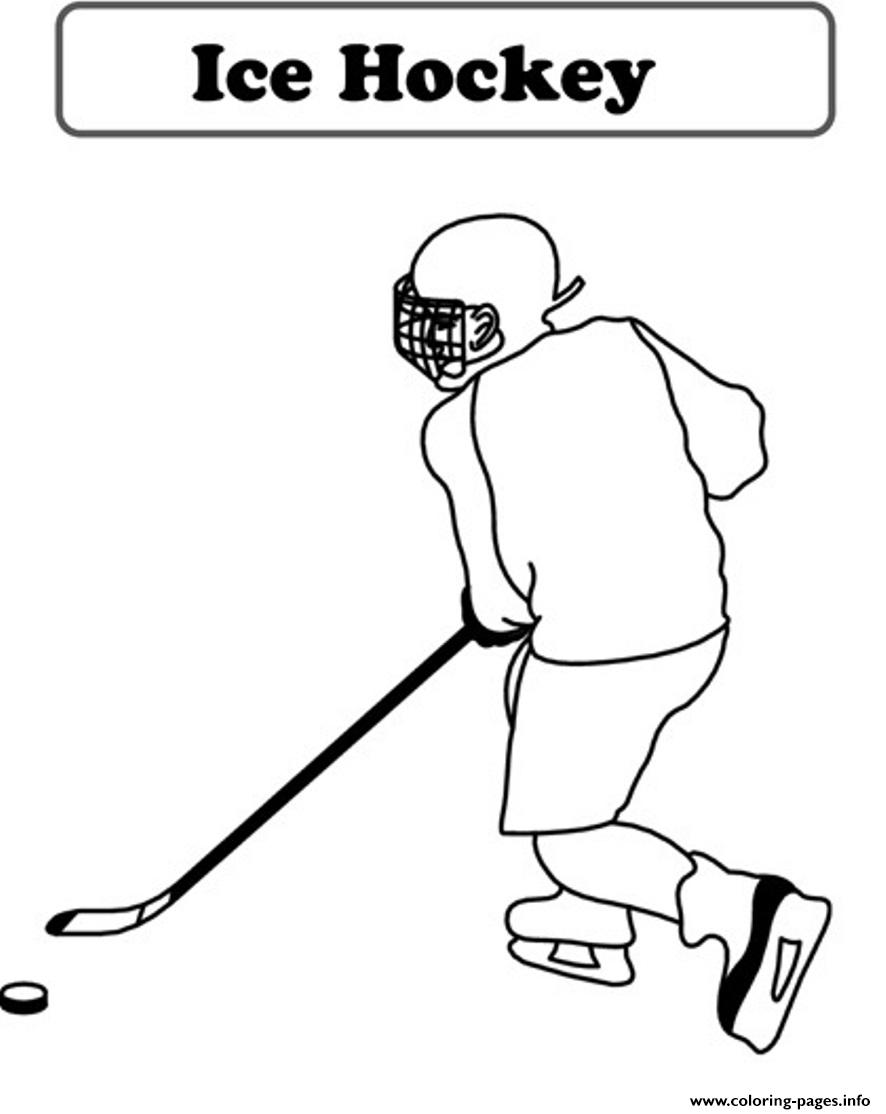 Ice Hockey S586d coloring