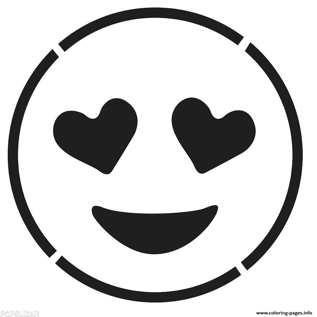 Laughing Face Emoji Black And White Smiling Face With Hear coloring