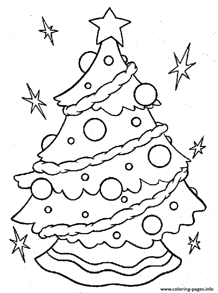 Christmas For Kids Xmas Treed7f2 coloring