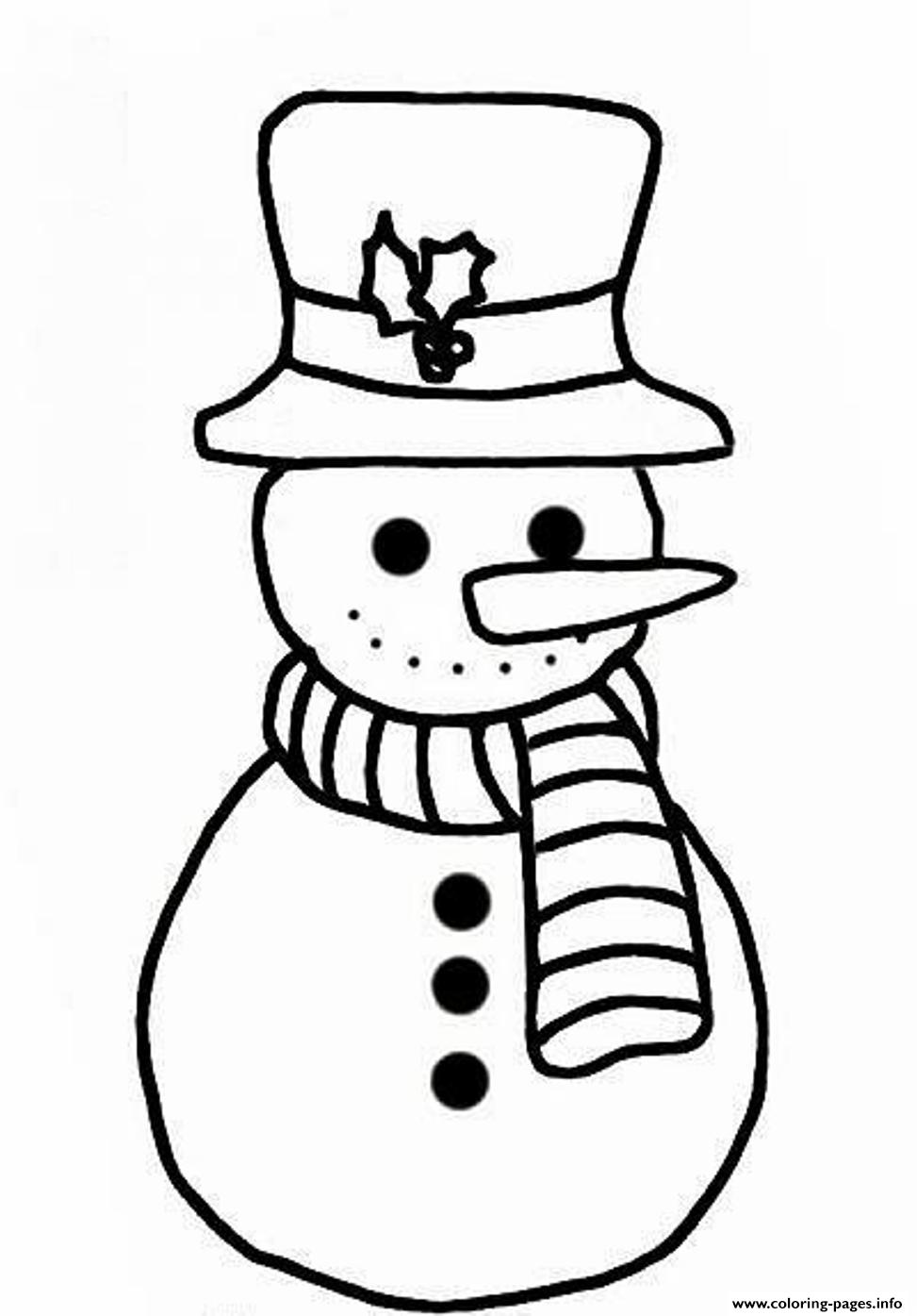 Snowman S For Kids Free15cb0 coloring