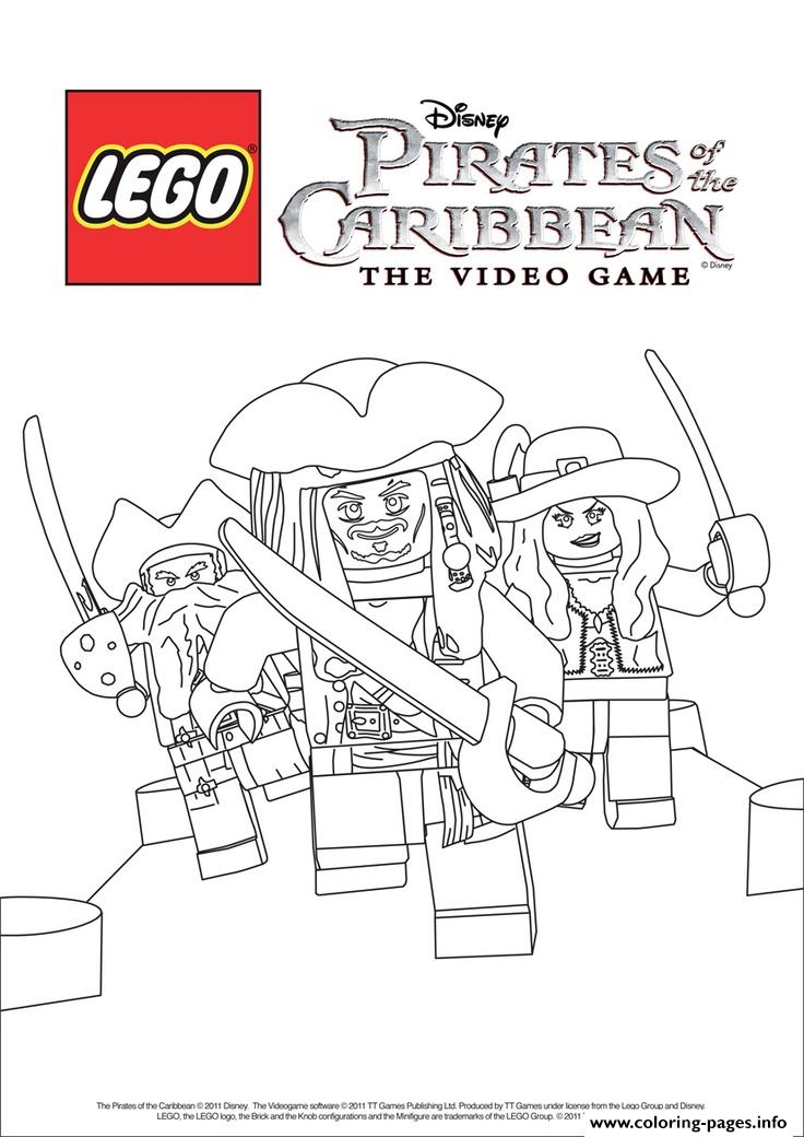 Lego Pirates Disney Pirates Of The Caribbean coloring
