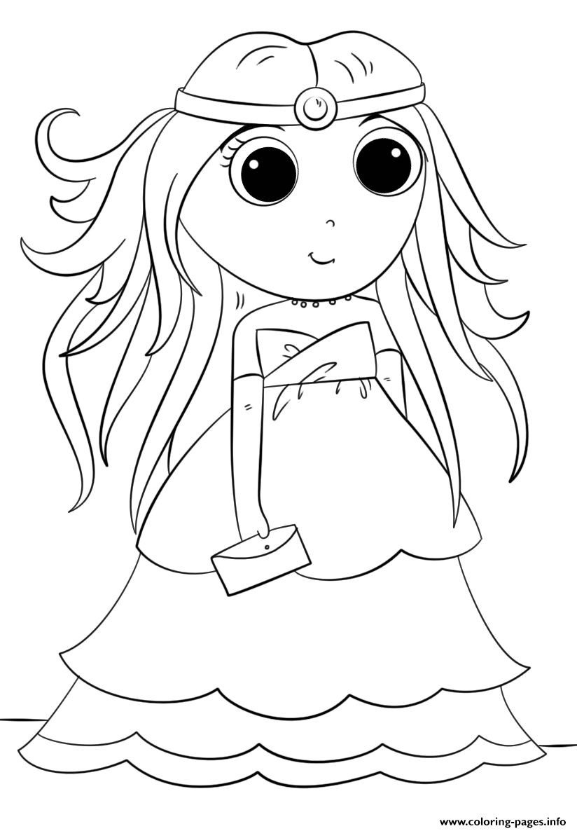 Anime Princess Kawaii coloring