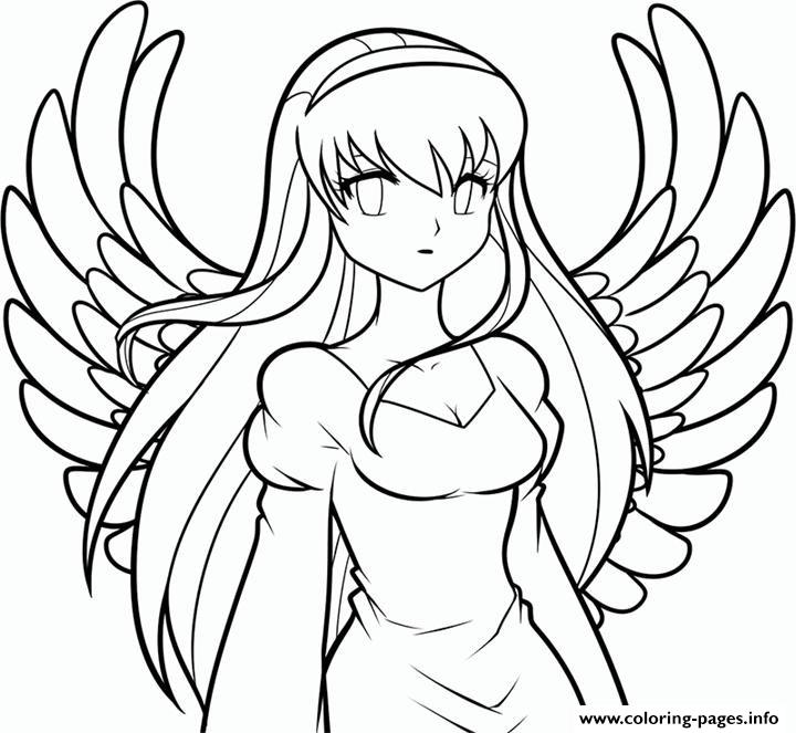 Cute Animel Angel coloring