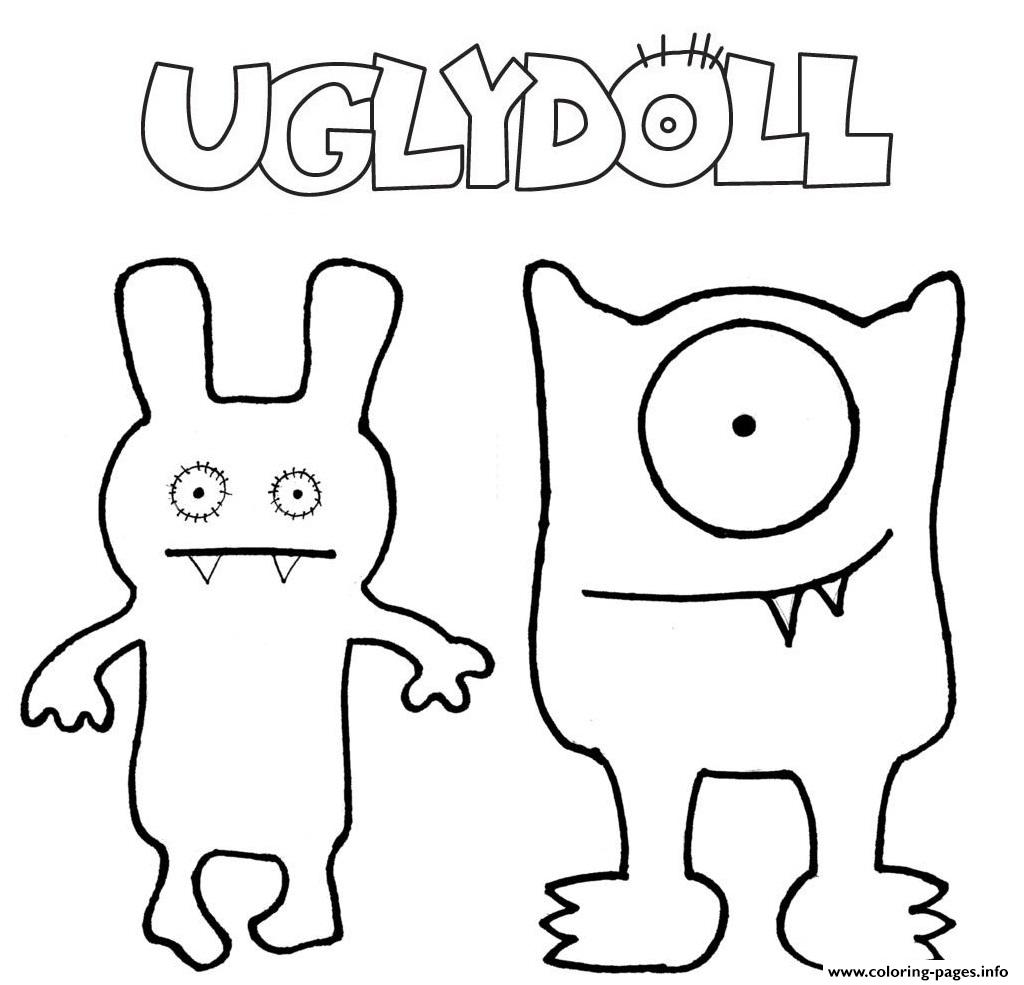 Ugly Dolls Comedy Movie coloring