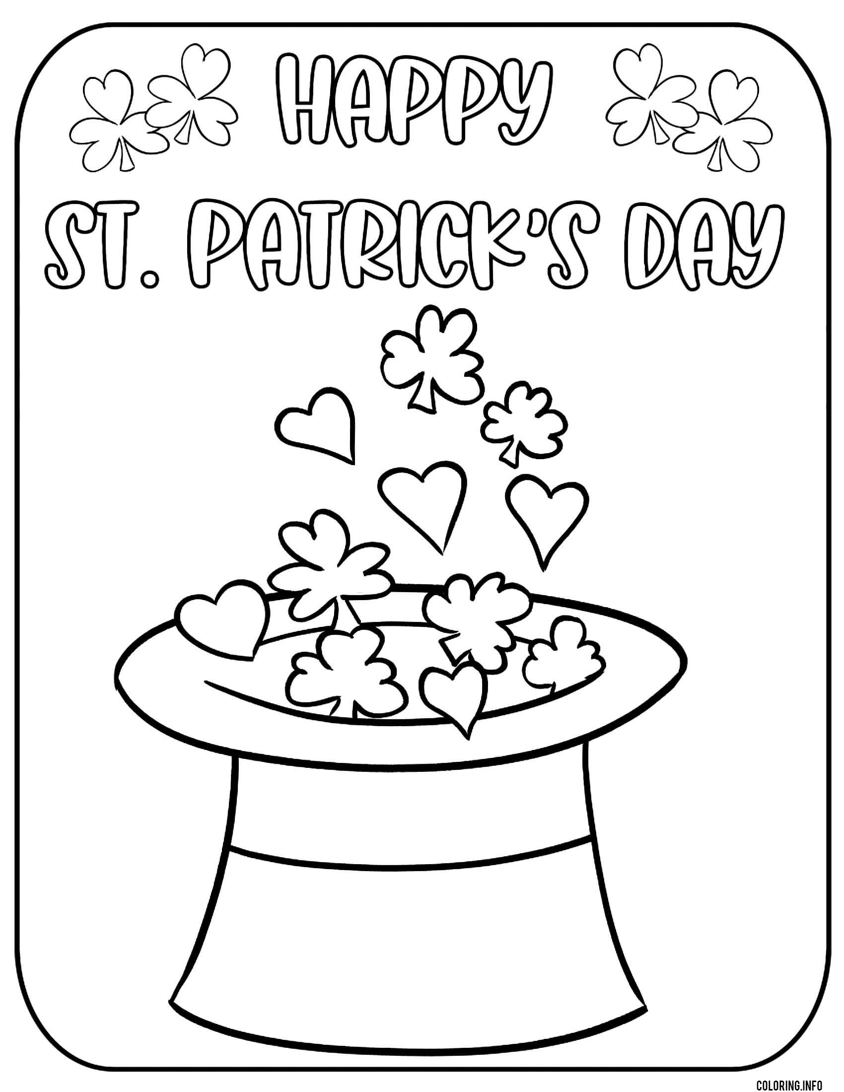 Saint Patrick In Irland Celebrated During Five Days coloring