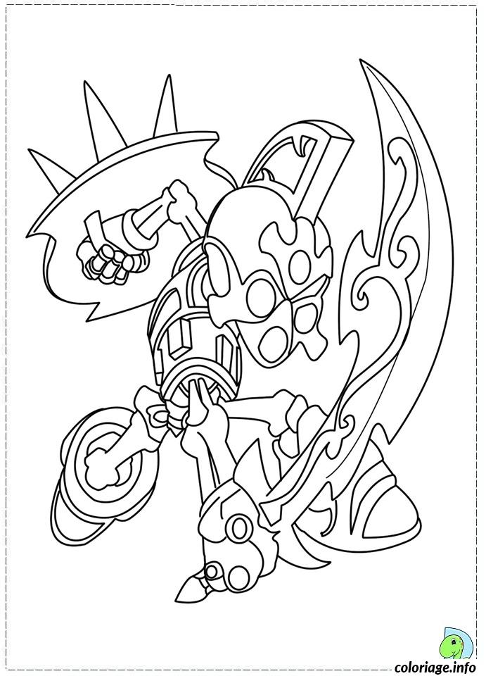 Skeleton Warrior Chop Chop From Skylanders coloring page Skeleton Warrior Chop Chop From Skylanders coloring page