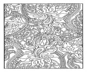 Printable adult pretty patterns plant coloring pages