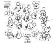 Printable adult mickey mouse coloring pages