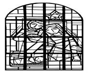 Printable adult stained glass nave church immaculee conception mangombroux verviers france coloring pages