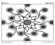 Printable free mandala difficult adult to print 6 coloring pages