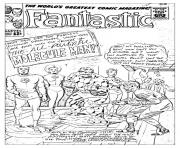 Printable adult comics fantastic for unreleased cover 1963 coloring pages
