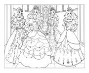 Printable adult barbie coloring pages