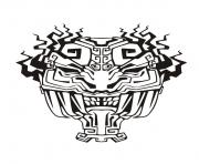 adult mask inspiration inca mayan aztec 4