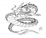 adult adulte tatouage dragon chinois