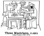 adult picasto trois musiciens