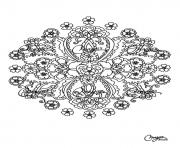 Printable free mandala difficult adult to print 15 coloring pages