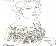 adult matisse romanian blouse drawing