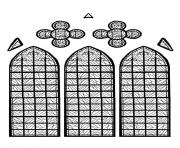 Printable adult stained glass chapelle chateau yverdon les bains france version 2 coloring pages
