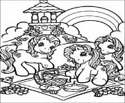 Printable my little pony rainbow kingdom coloring pages