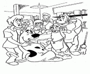 scooby with zombies in a room scooby doo 66ea