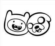 printable finn and jake adventure time sca42