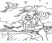 aladdin and jasmine flying with birds disney coloring pages3ea3
