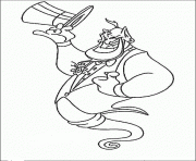 the genie like a sir disney coloring pagesc523