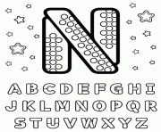 printable n free alphabet s190fb