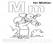 lovely mother free alphabet sc83b