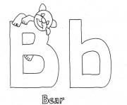 Printable alphabet s bear624f coloring pages