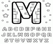 m free alphabet s8154
