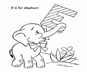 alphabet s free e is for elephant963c