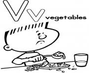 free vegetables alphabet s6904