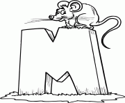 Printable mouse free alphabet sc3ab coloring pages