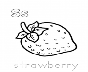 strawberry fruit alphabet bf21
