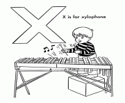 kid playing xylophone alphabet s7f44