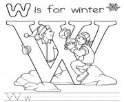 winter free alphabet s9990